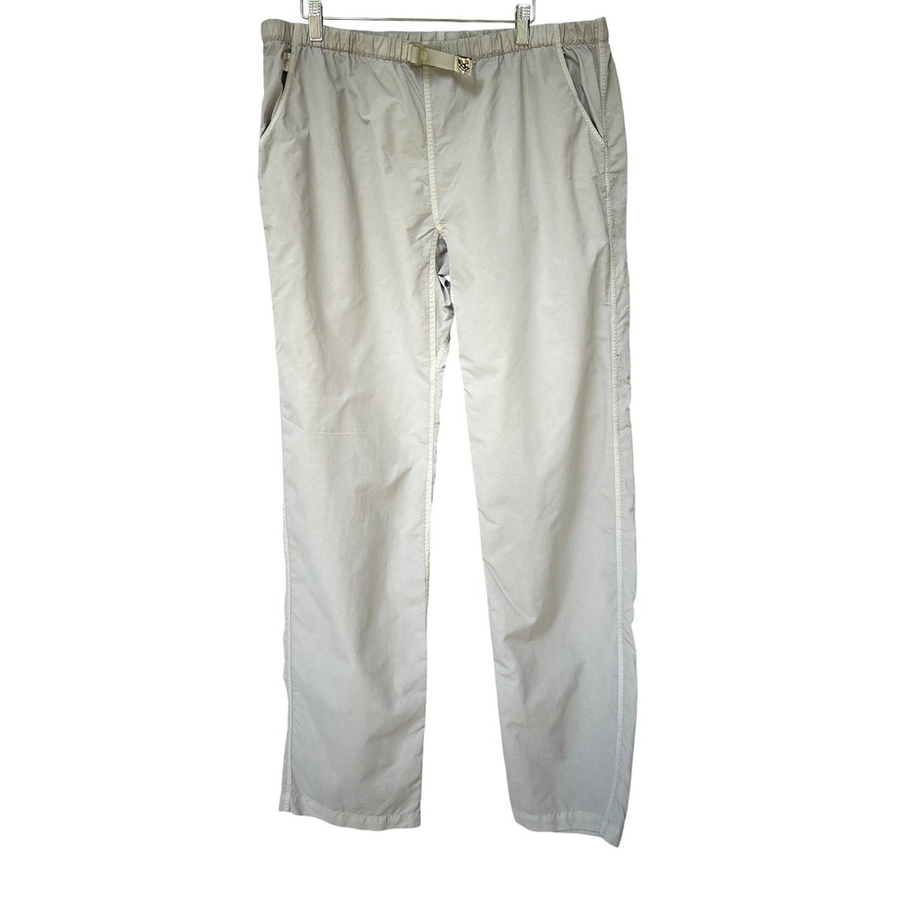 Gramicci Climbing Pants Women LG Tan Sage Nylon Gorpcore Hiking Vintage Camp